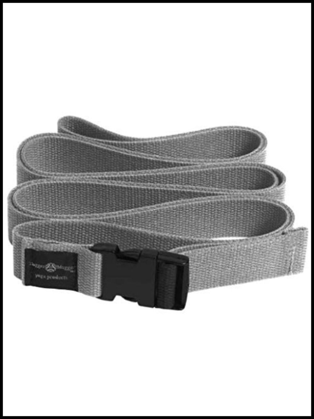 10 ft Cotton Yoga Strap with Quick-Release Buckle Lightweight Durable